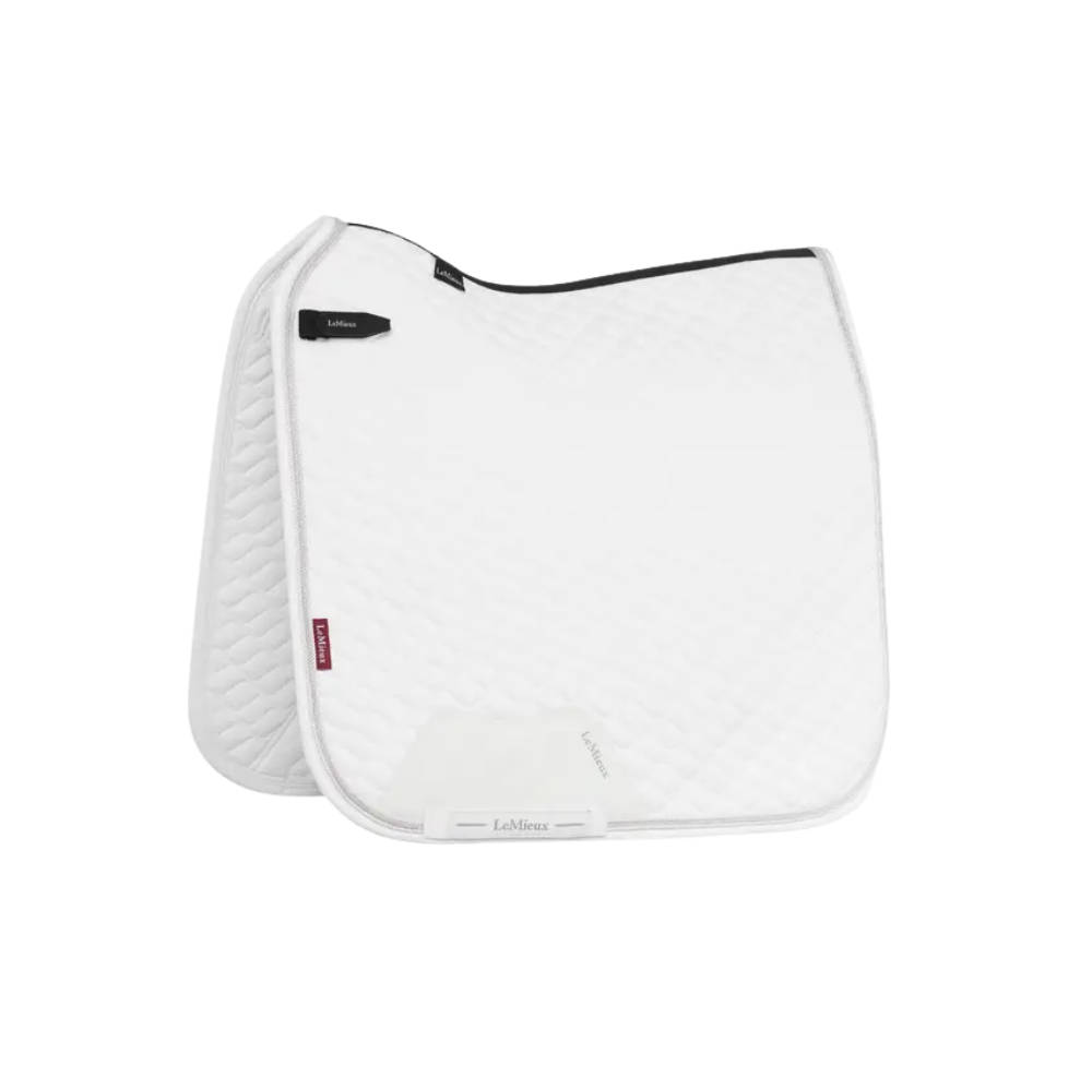 LeMieux Brilliance Dressurschabracke - white, Größe S/M