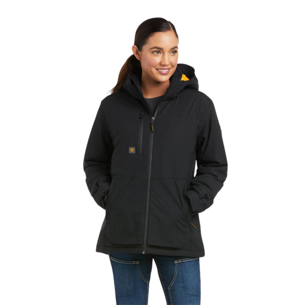 Ariat Rebar Storm Fighter 2.0 wasserfeste Jacke Damen - black, Größe XS