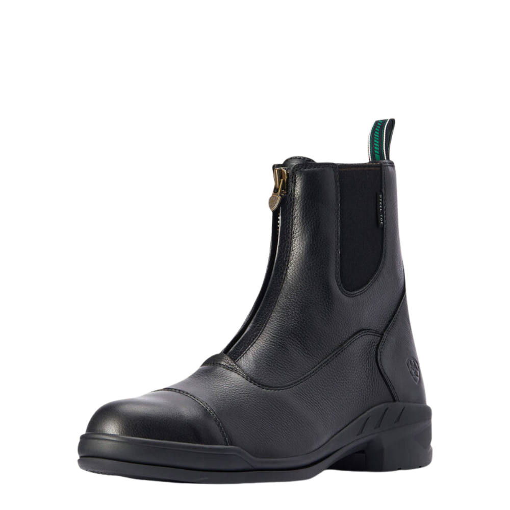 Ariat Heritage IV Zip Stahlkappe Stiefelette Herren - black, Größe 41.5