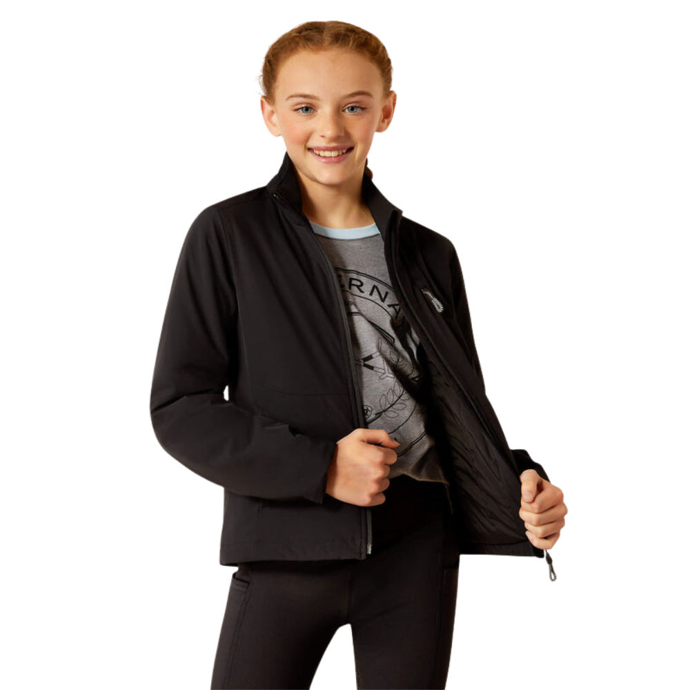 Ariat Rion StretchShell Insulated Jacke Kinder - black, Größe XXL