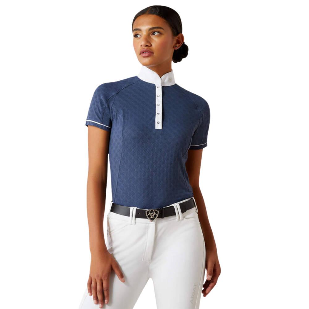 Ariat Showstopper x Show Shirt Damen - dark denim, Größe XL