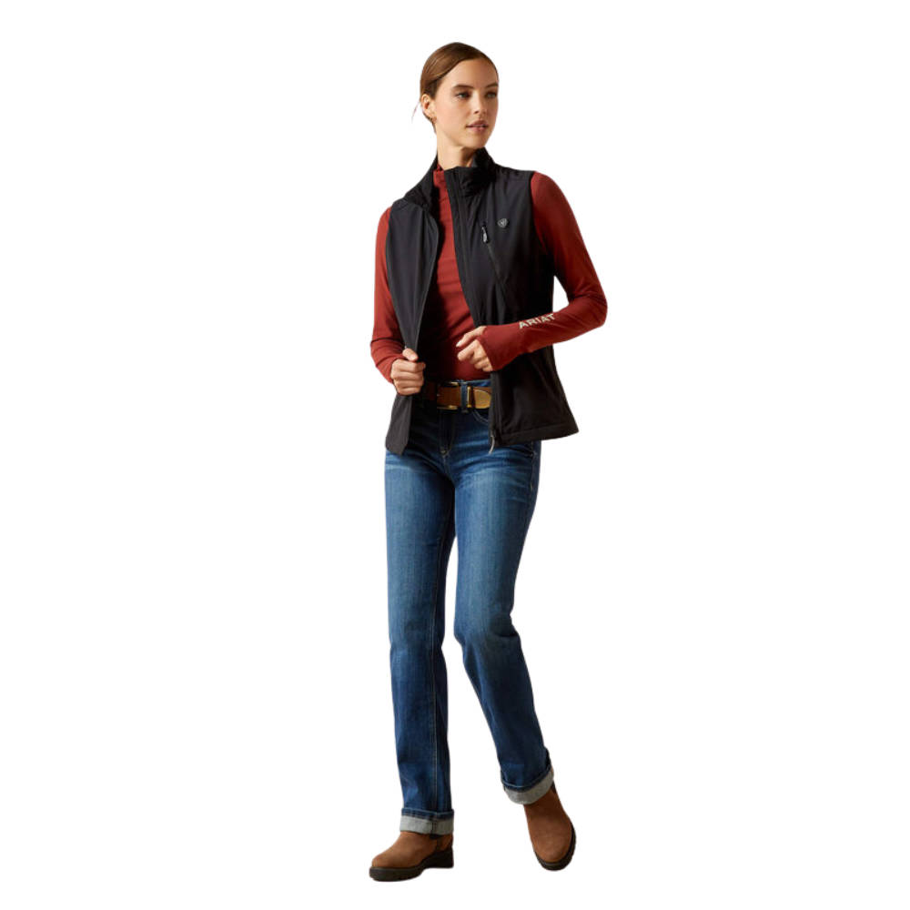 Ariat Rion StretchShell Insulated Gilet Weste Damen - black, Größe XS