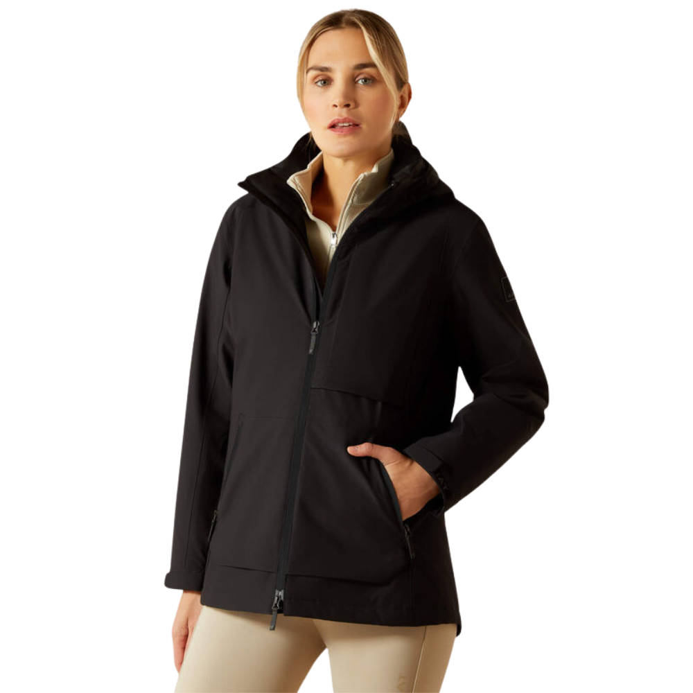 Ariat Outer Banks Insulated wasserfeste Jacke Damen - black, Größe M