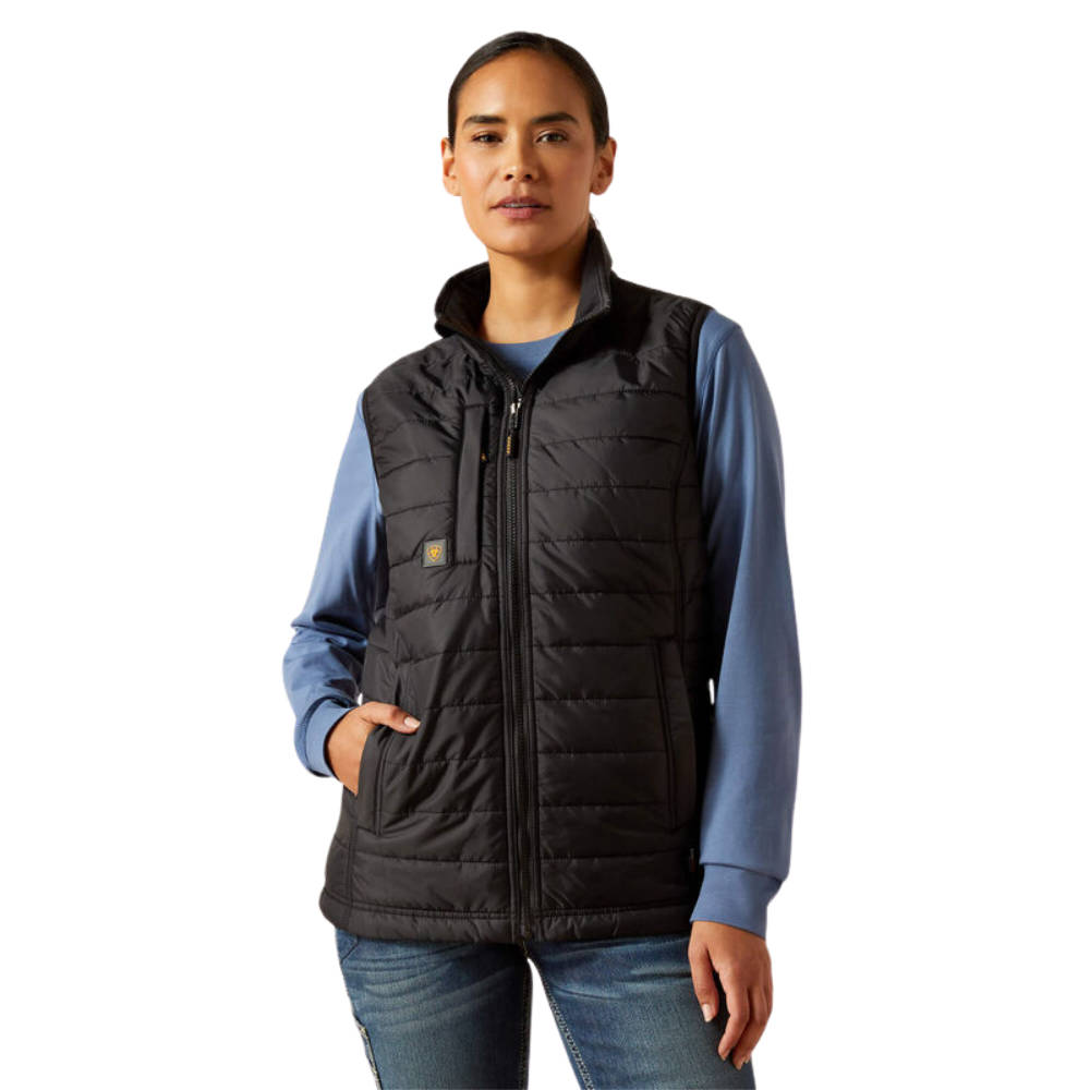 Ariat Rebar Cordura Ripstop Lightweight Weste Damen - black, Größe XS