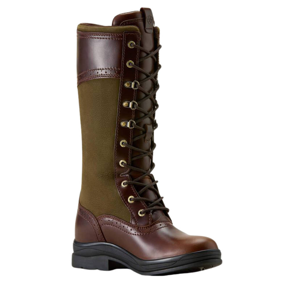 Ariat Wythburn II wasserfeste Countrystiefel Damen - tobacco brown/olive night, Größe 39