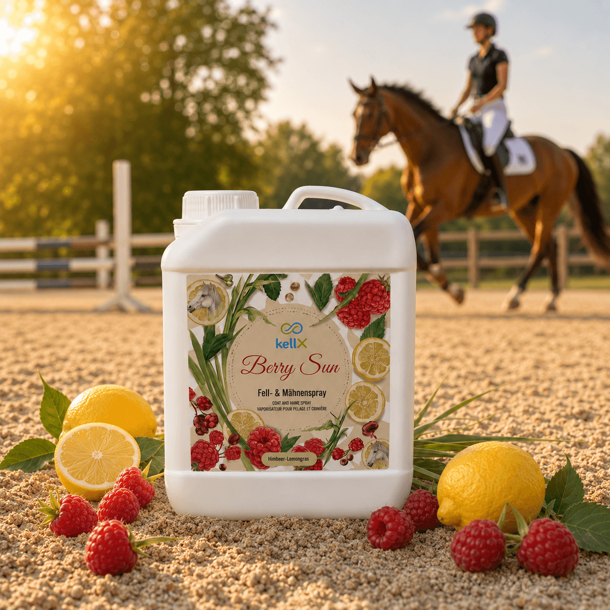 kellX Fell- und Mähnenspray - Berry Sun - Größe 2.5 L