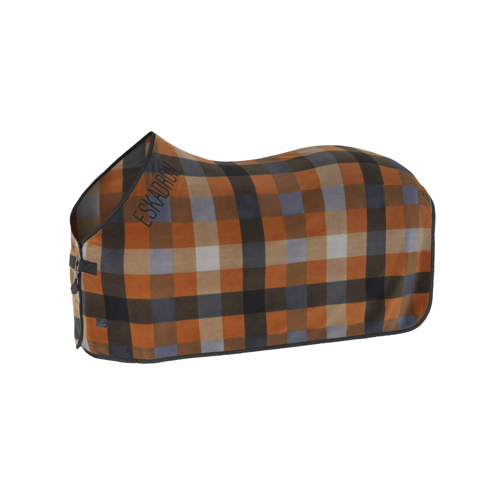 Eskadron Platinum 26 Abschwitzdecke mit leichtem Anti-Pilling Fleece - black-pale-amber, Größe L