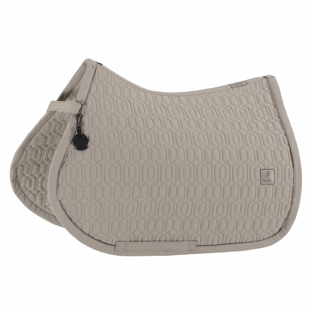 Eskadron Platinum 26 Schabracke Softshell - pale grey, Größe Warmblut Dressur
