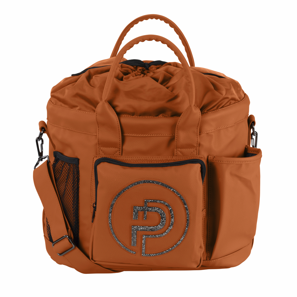 Eskadron Platinum 26 runde Faux Leder Tasche - amber