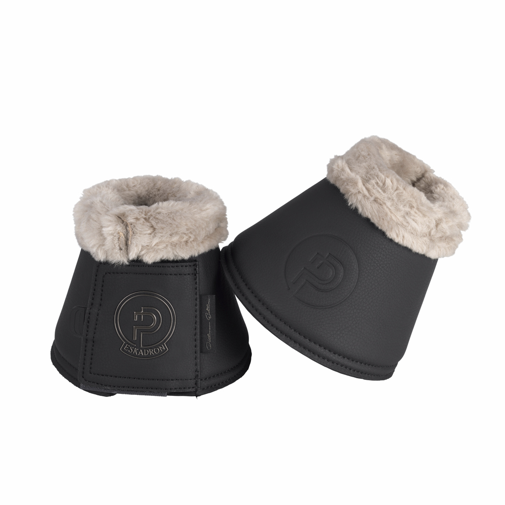 Eskadron Platinum 26 Sprungglocke Faux Leder Obermaterial und Neopren Innenseite - black, Größe S