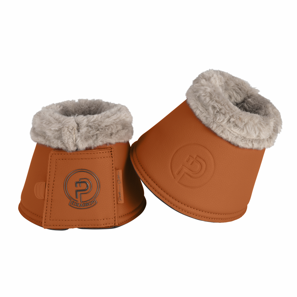 Eskadron Platinum 26 Sprungglocke Faux Leder Obermaterial und Neopren Innenseite - amber, Größe S