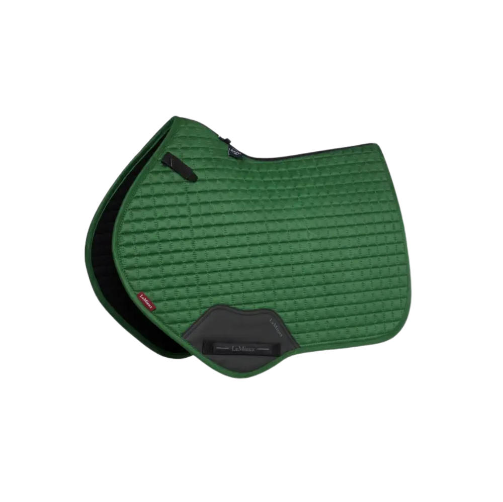 LeMieux Suede Close Contact Schabracke - hunter green, Größe S/M