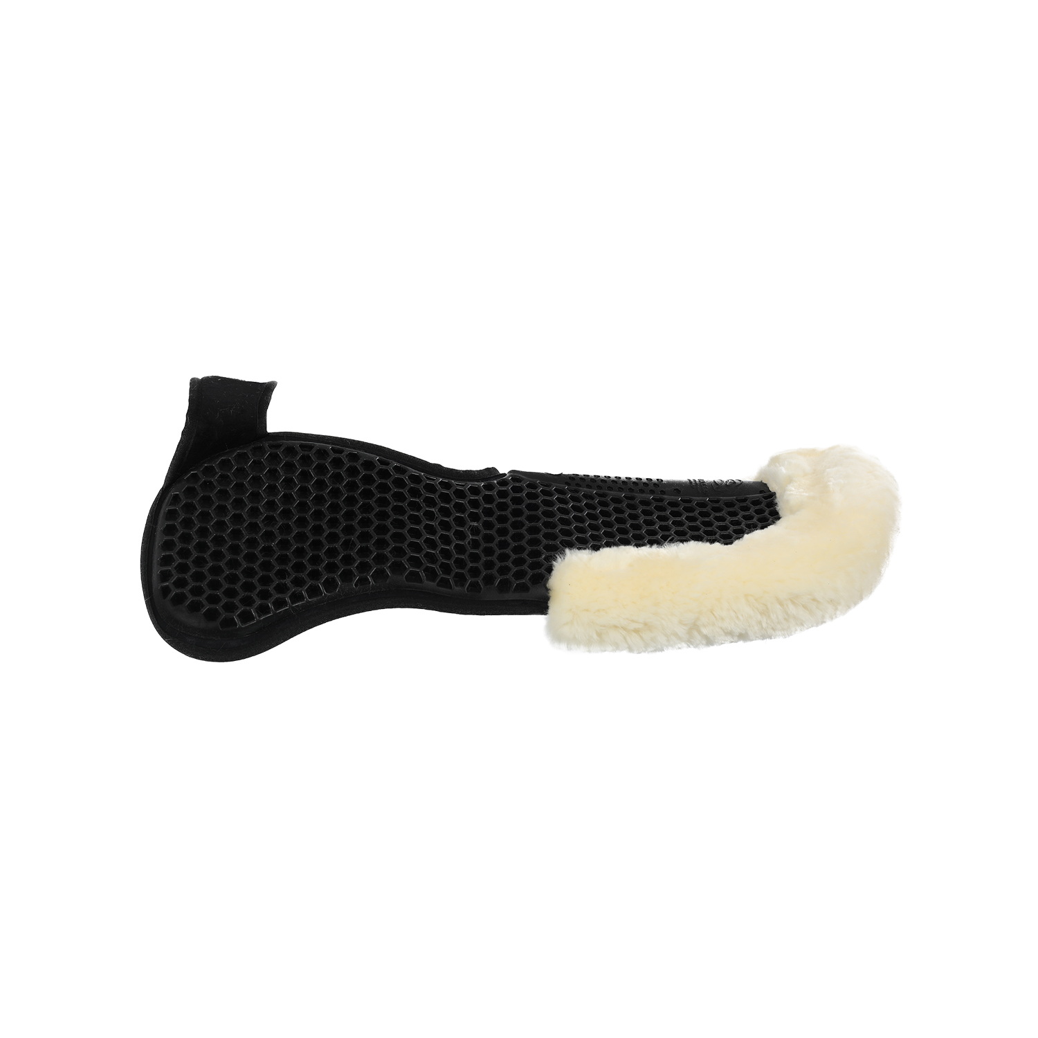 Acavallo Widerristfrei Hexa Soft Micro Lammfell - black/natural