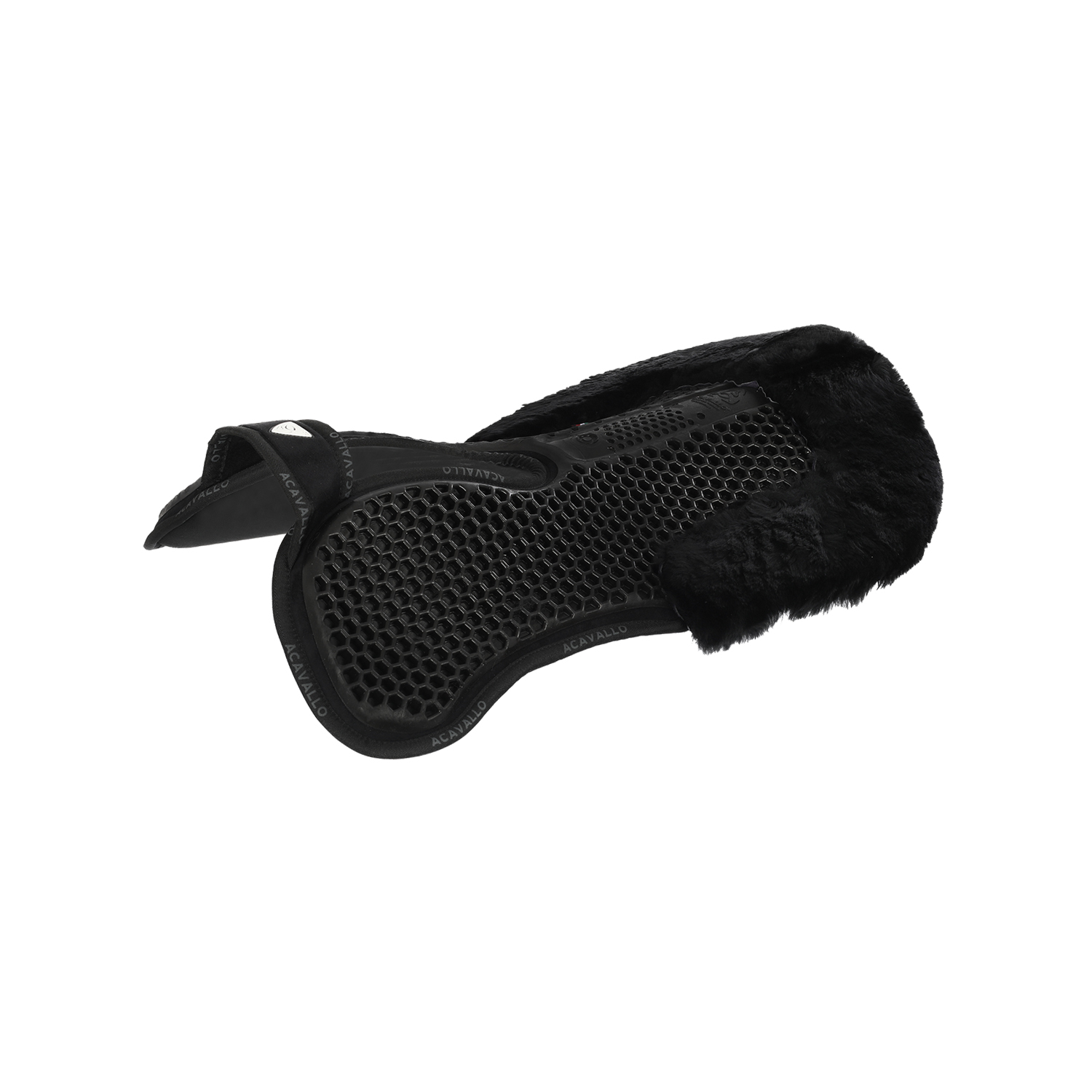 Acavallo Widerristfrei Hexa Soft Memory Lammfell - black/black