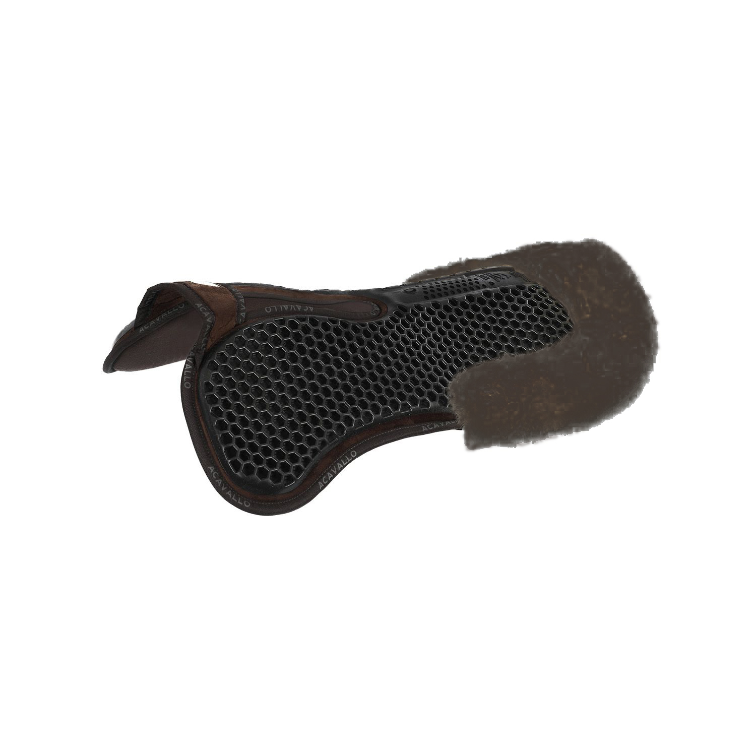 Acavallo Widerristfrei Hexa Soft Memory Lammfell - brown/brown