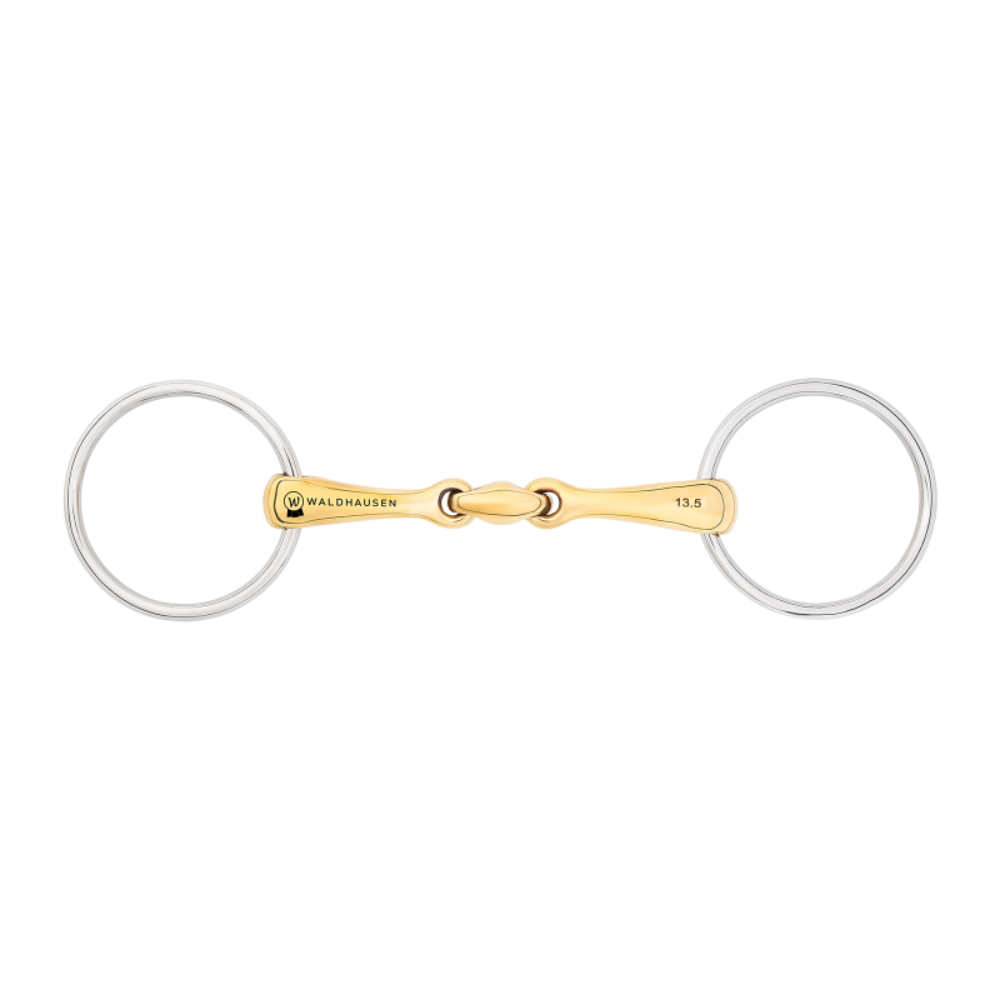 Waldhausen Cyprium Wassertrense doppelt gebr. 14mm - Gold, Größe 11.5 cm