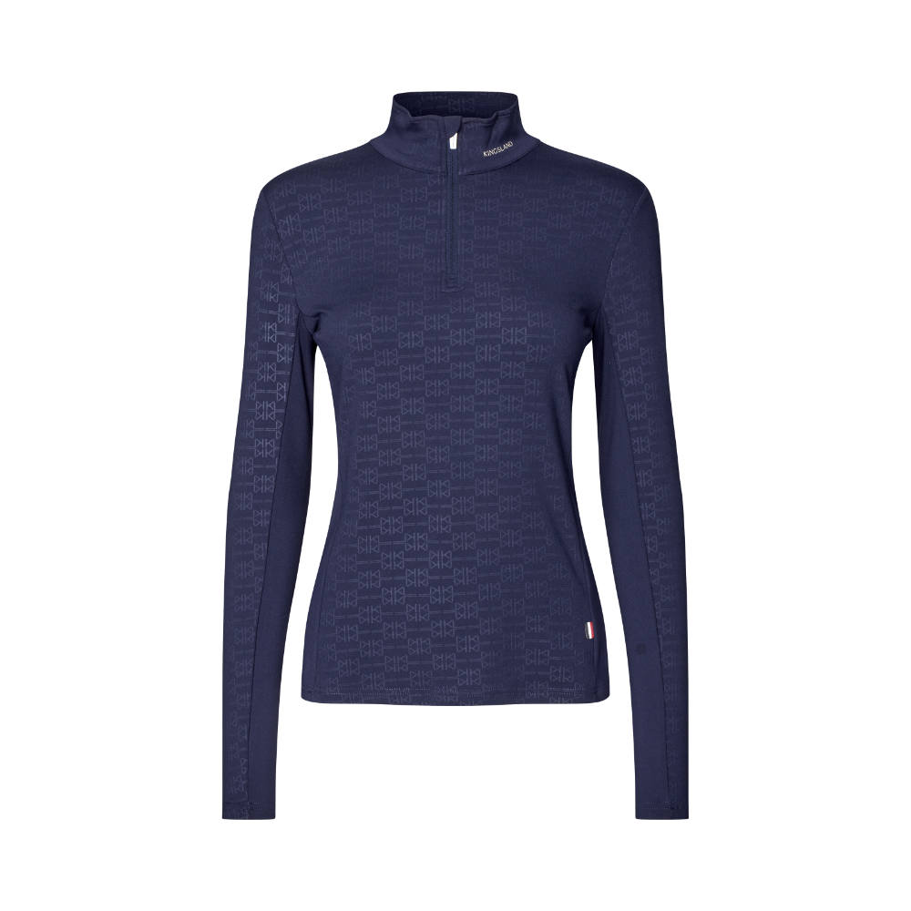 Kingsland KLAnnabella Trainingsshirt Damen Polygiene - evening blue, Größe L