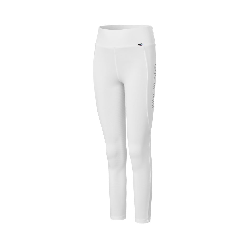 Kingsland KLAlexis Fullgrip Reitleggings Kinder - white, Größe 128