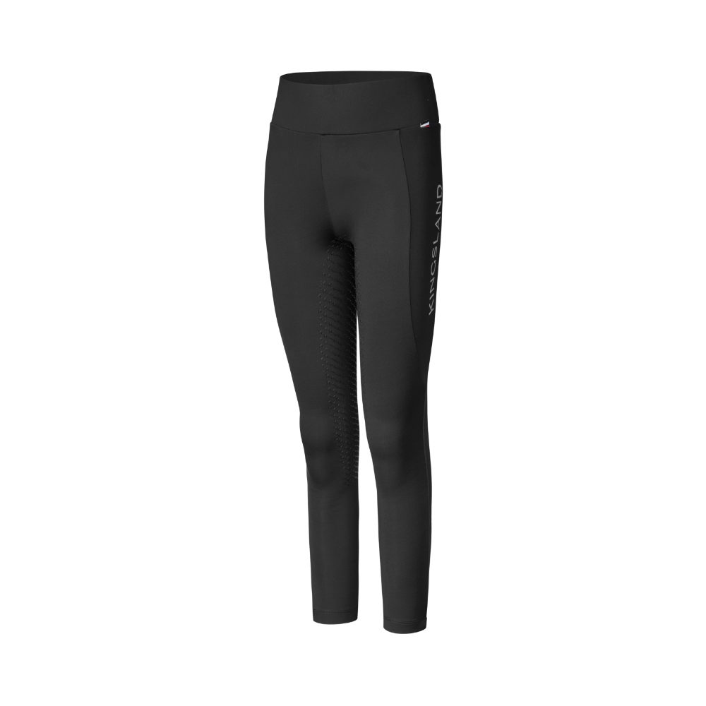 Kingsland KLAlexis Fullgrip Reitleggings Kinder - black, Größe 134