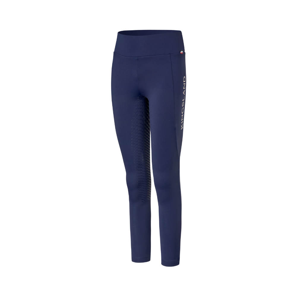Kingsland KLAlexis Fullgrip Reitleggings Kinder - evening blue, Größe 134