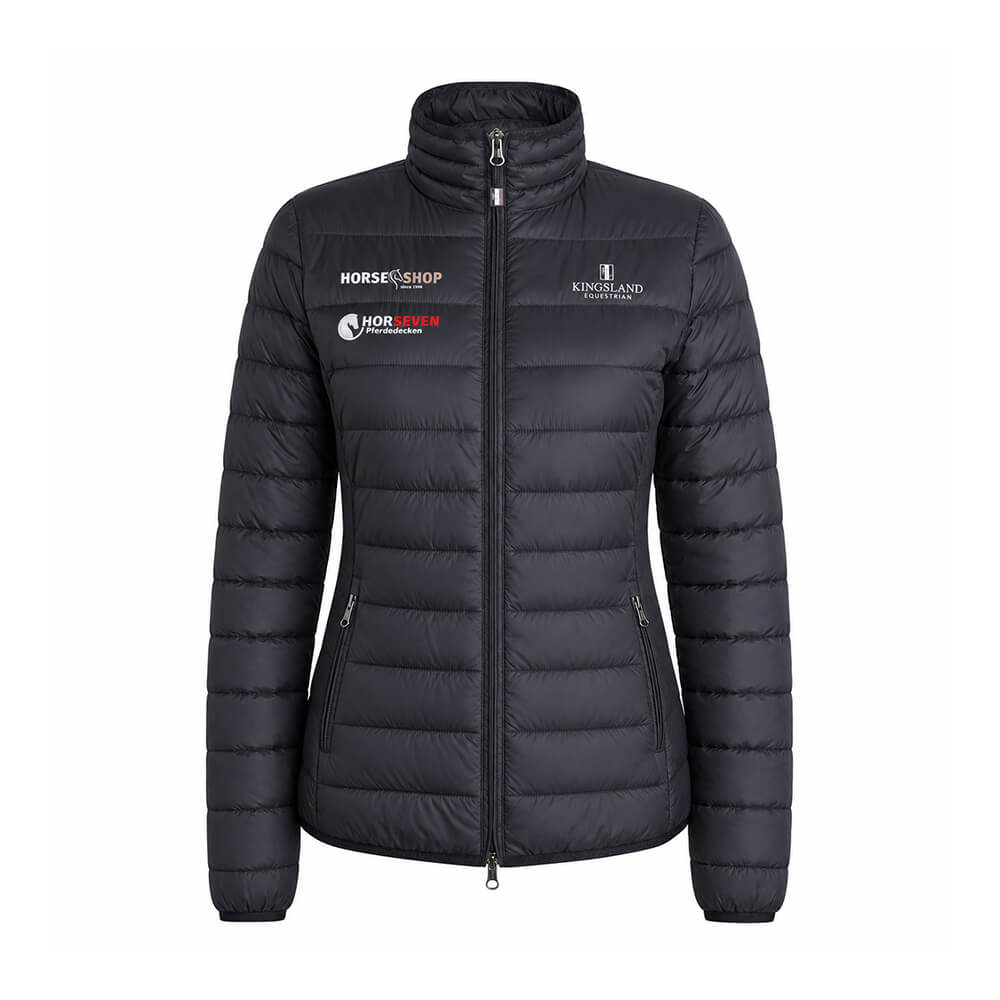 Kingsland Thermojacke Classic Unisex mit Horse Shop Stick Unisex - black, Größe L