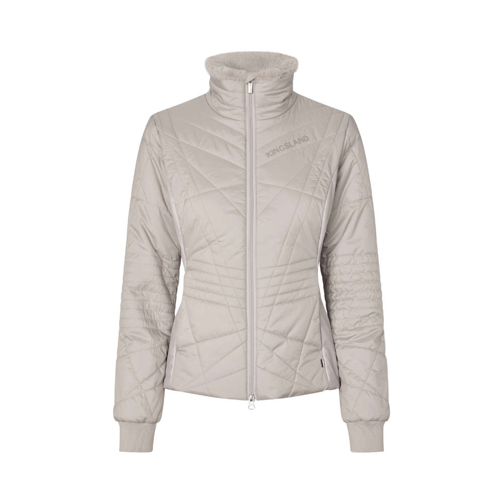 Kingsland KLAlba gepolsterte Technologie Reitjacke Damen - beige dove, Größe M
