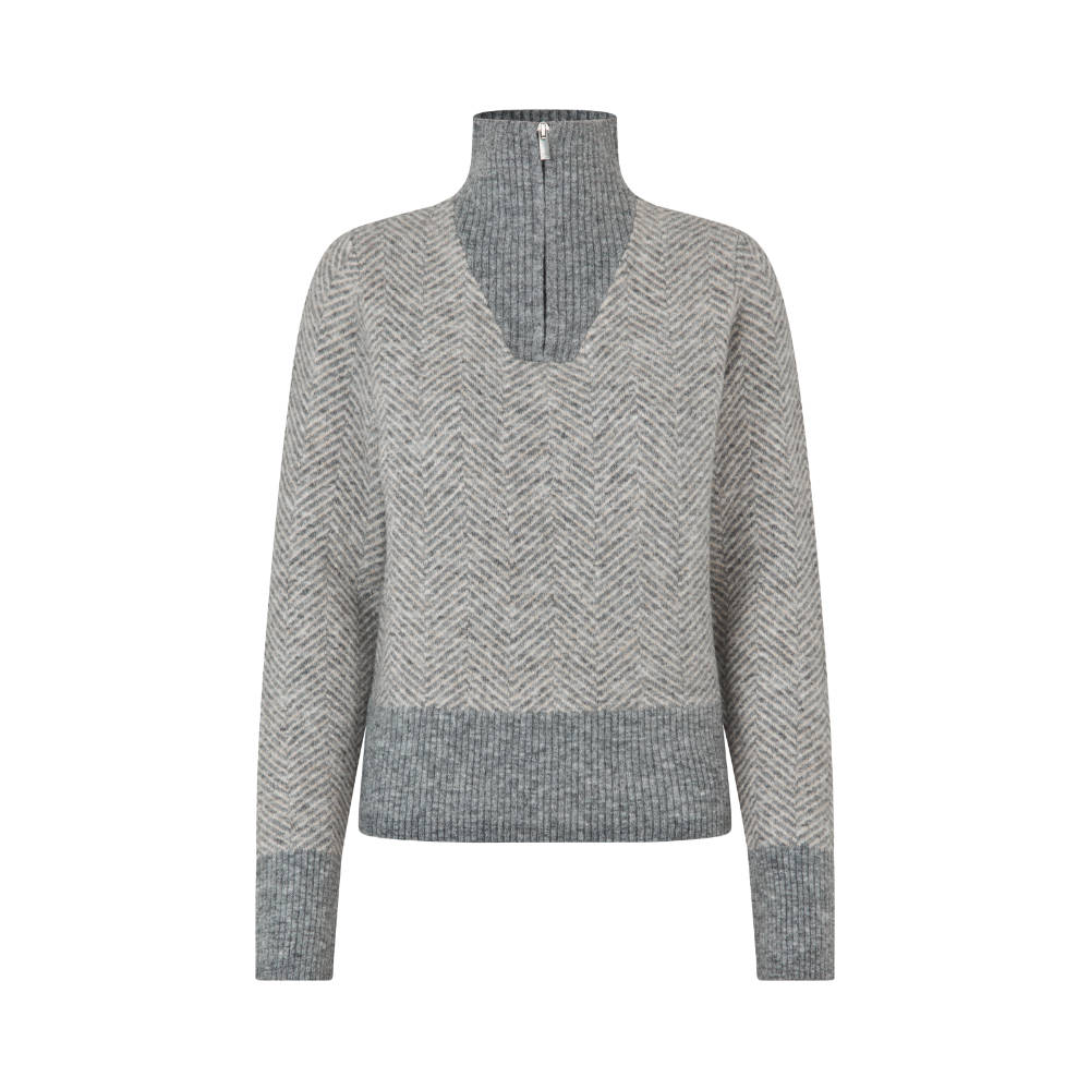 Kingsland KLAudrey Strickpullover mit Reißverschlußkragen Damen