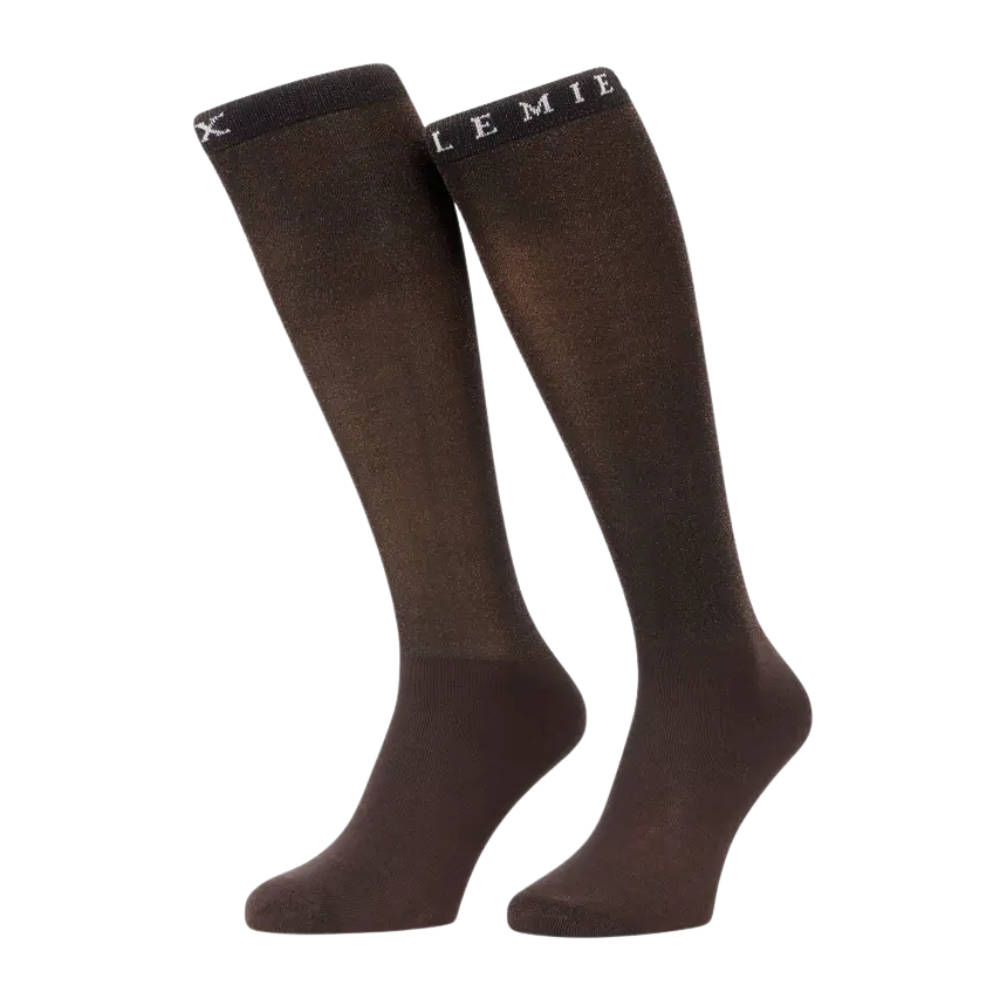 LeMieux Brilliance Turniersocken - espresso, Größe M