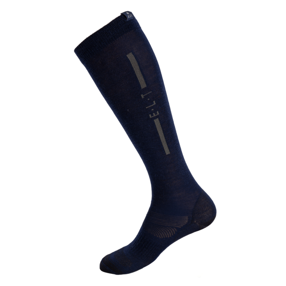 ELT Reitsocken Merino Unisex - tiefblau, Größe M