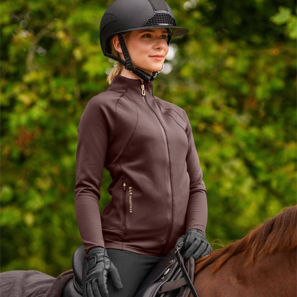 ELT Powerstretch Jacke Tokyo Damen - mahagoni, Größe S
