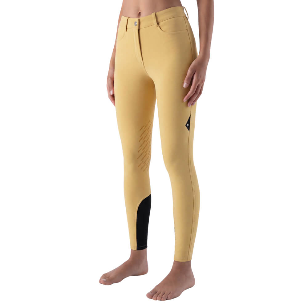 Equiline EQCORNEK Kniegrip Reithose Damen - khaki stone, Größe 34