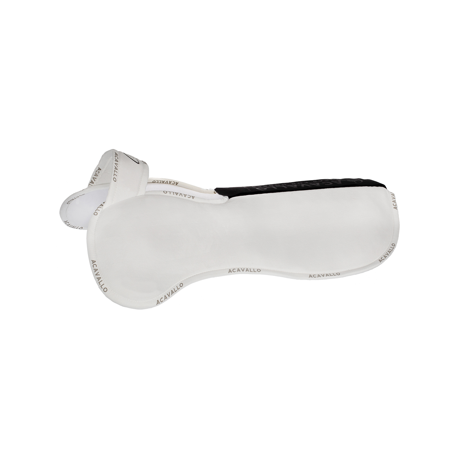 Acavallo Widerristfreies Konfigurations-Taschenpad Double Riser - weiß, Größe onesize