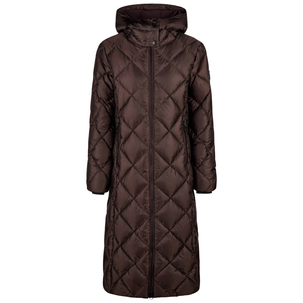 Pikeur HW26 Mantel mit Kapuze Damen - chocolate brown, Größe 42