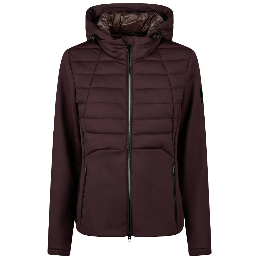 Pikeur HW26 Stepp-Fleecejacke Damen - chocolate brown, Größe 46