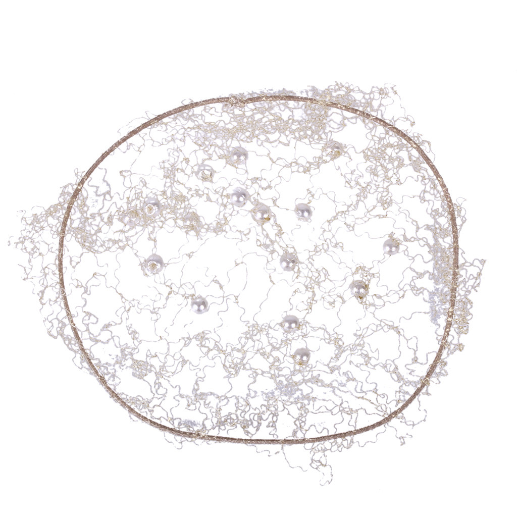 QHP Invisible Pearl Haarnetz - blond