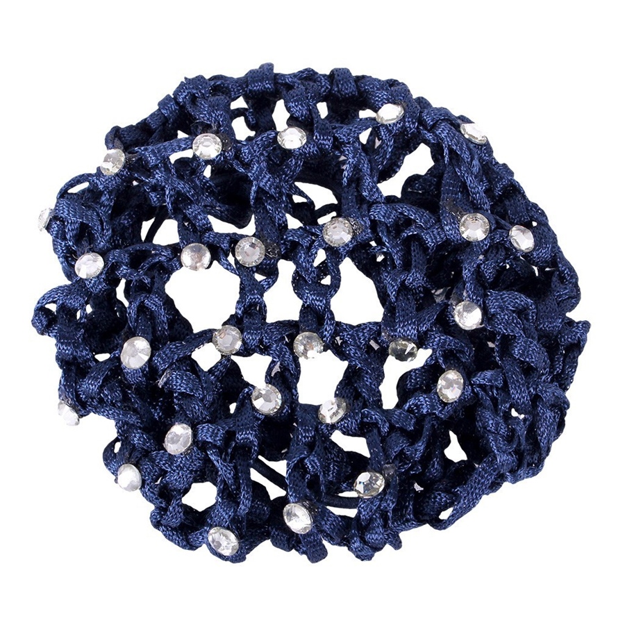 QHP Diamond Haarnetz - navy