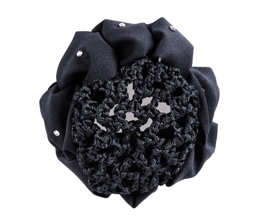 QHP Flower Haarschleife - schwarz