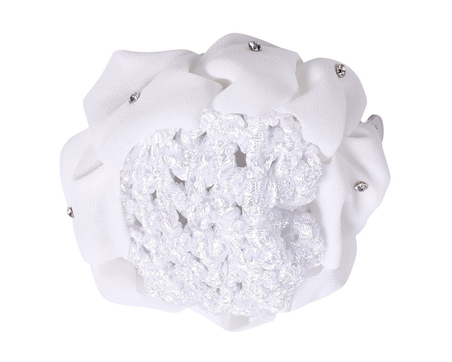 QHP Flower Haarschleife - weiss