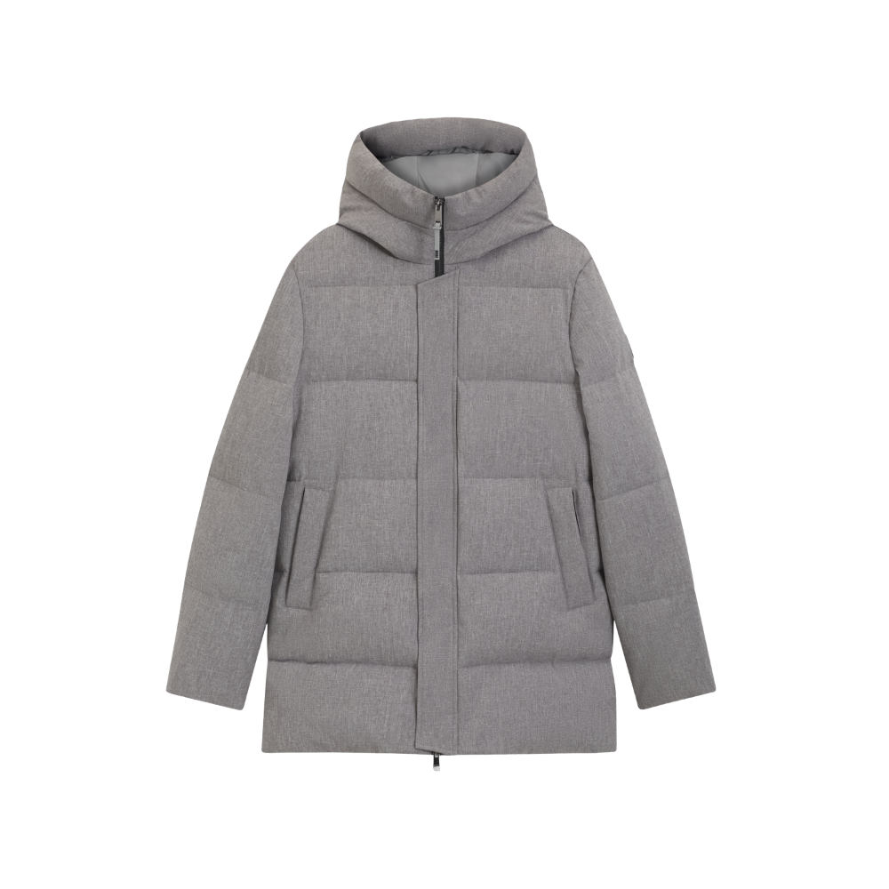 BOSS Equestrian HW 2026 Jaden Pufferparka Herren - Farbe: silver grey melange