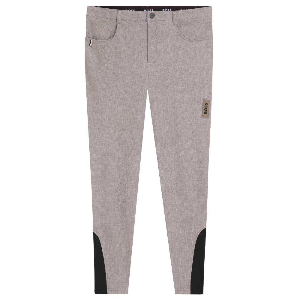 BOSS Equestrian HW 2026 James Kniebesatz Reithose Herren - brownsville, Größe L