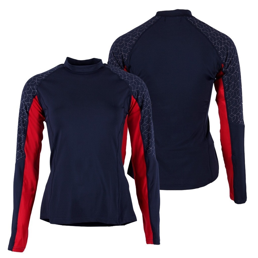 QHP Q-Cross Eldorado Junior Shirt Kinder - marine, Größe 164