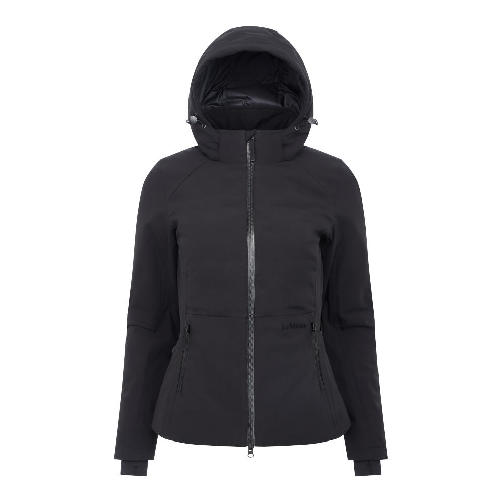 LeMieux HW 2026 Brooke wasserdichte 3-in-1-Hybridjacke Damen - schwarz, Größe 44