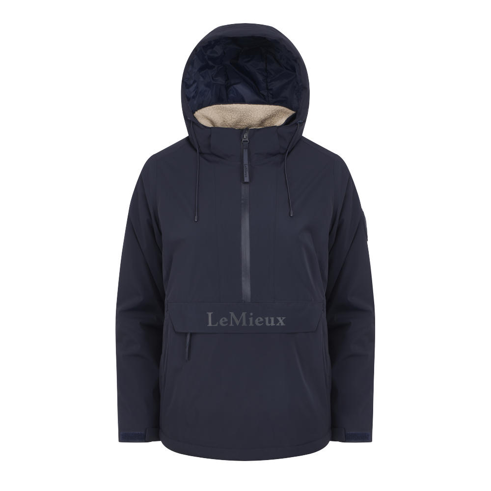 LeMieux HW 2026 Phoebe Half Zip wasserdichter Teddy Anorak Damen - navy, Größe 34