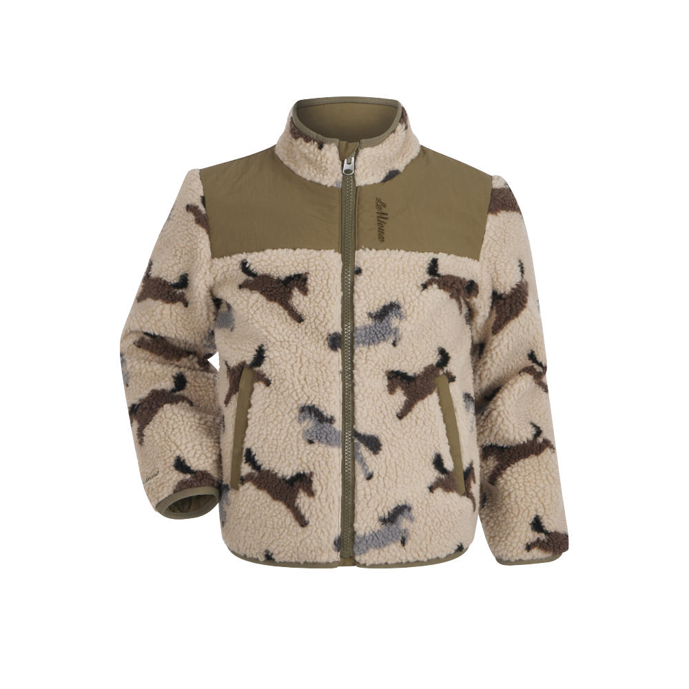 LeMieux HW 2026 Mini Theo Pony Fleecejacke Kinder - willow green, Größe 140
