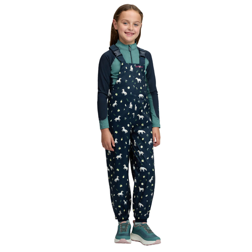 LeMieux HW 2026 Mini Pippin Splash Latzhose Kinder - navy, Größe 128