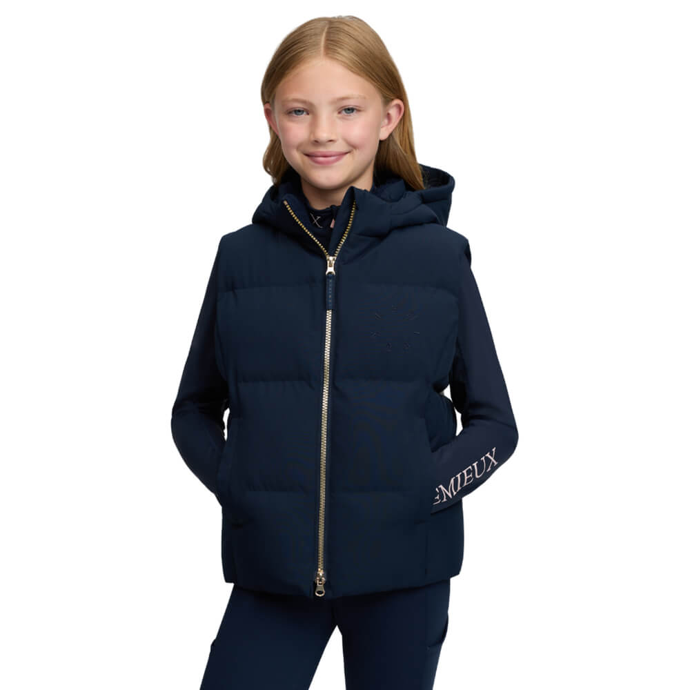 LeMieux HW 2026 Young Rider Joey Kapuzenweste Mädchen - navy, Größe 164