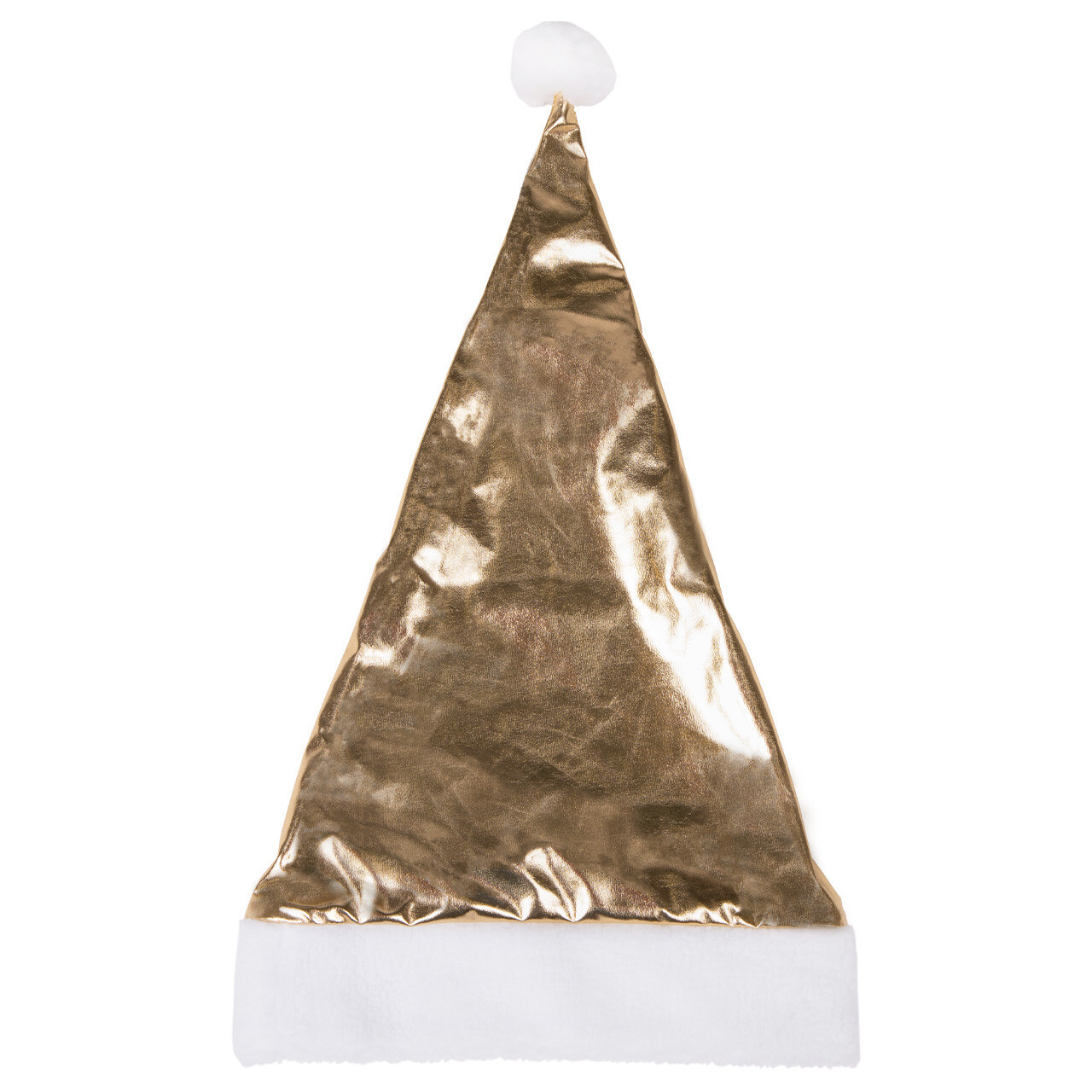 QHP Weihnachtsmütze - gold, Größe onesize