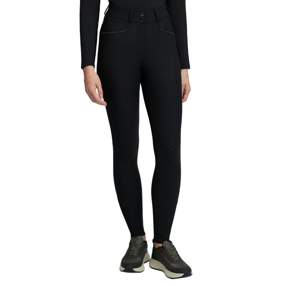 LeMieux Isabelle Tall Reithose mit Kniebesatz Damen - schwarz, Größe 34
