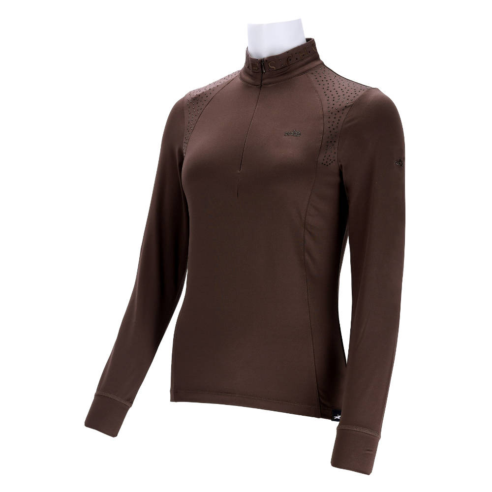 Schockemöhle HW 2026 Trainingsshirt SPAmalia Damen - mocca, Größe XL