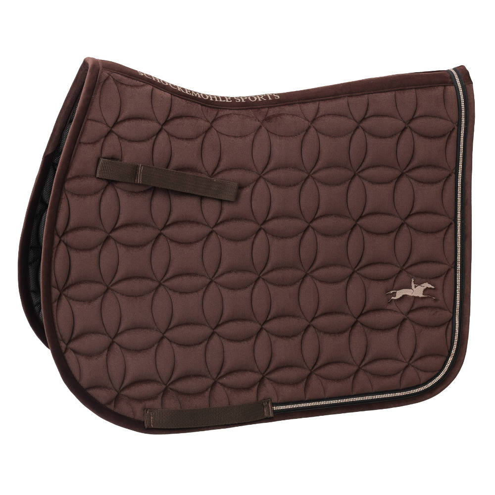 Schockemöhle HW 2026 Springschabracke SP Soft Velvet - mocca, Größe WB